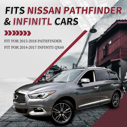 Pair Sun Visor for Nissan Pathfinder 2013-2018 Infiniti QX60 2014-2017 Lamp