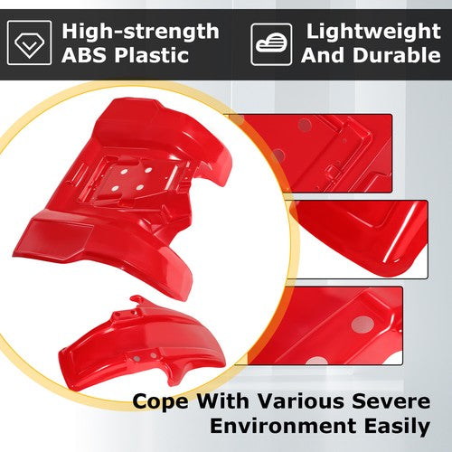 Front Rear Fenders Plastic Set ABS For 1985 Honda ATC250R