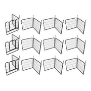 DURAFORCE 24 Panels 24x24 inch Dog Playpen Crate Fence Pet PlayPen Exercise Cage