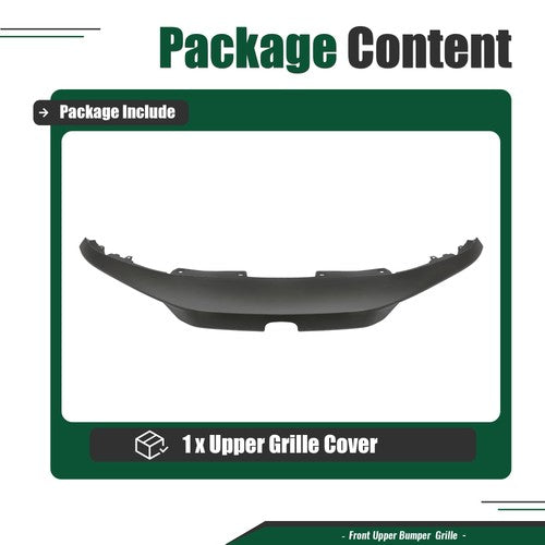 DURAFORCE Front Upper Bumper Grille Cover For Honda Civic 2022 2023 2024 HO1201105