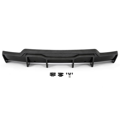 Rear Bumper Diffuser Lip Cover Carbon Fiber for Tesla Model 3 2017-2023