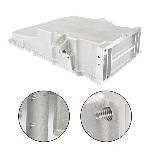 DURAFORCE For Chevy Corvette Base Convertible 2-Door 6.0L 6.2L 2005-2013 Silver Oil Pan