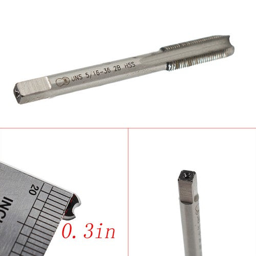 DURAFORCE 5/16" - 36 Right Hand Thread Tap 5/16 - 36 tpi HSS Free Shipping