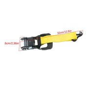 DURAFORCE 4 Pc 1.5" inch x 16' Ft Ratchet Tie Down Cargo Straps 1100 Lbs J Hooks