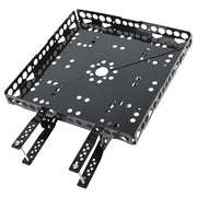 DURAFORCE Rear Bumper Mounted Generator Cargo Luggage Basket Rack Tray Kit For Trailers RV