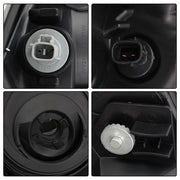 DURAFORCE Headlight Black For Toyota Prius 2006 2007 2008 2009 Headlamp Left+Right Side