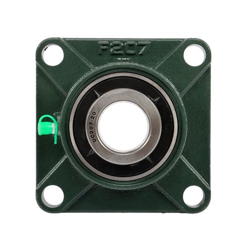 DURAFORCE 2 Pack UCF207-20 Flange Pillow Block Bearing, 1-1/4 inch Bore, Self-Alignment
