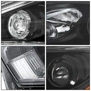 DURAFORCE Headlights Replacement Fit For 2018 Nissan Murano LH+RH Side Clear Lens Halogen