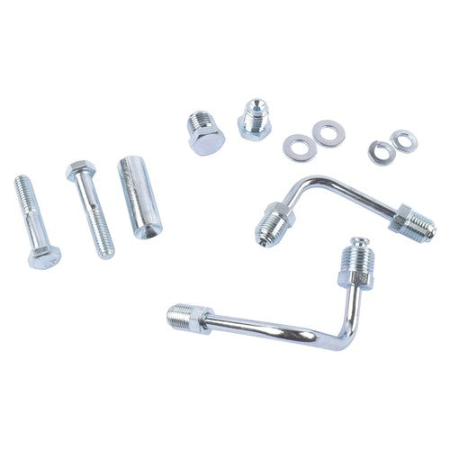 DURAFORCE Universal 7" Dual Booster w/ 1" Bore Master Cylinder Disc Drum Prop. Valve Kit