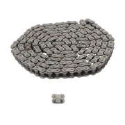 DURAFORCE 50H Heavy Duty Roller Chain 10 Feet w/Connecting Link with 2 connectors