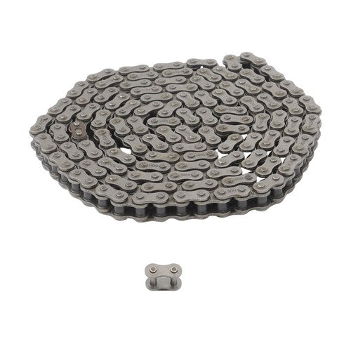 DURAFORCE 50H Heavy Duty Roller Chain 10 Feet w/Connecting Link with 2 connectors