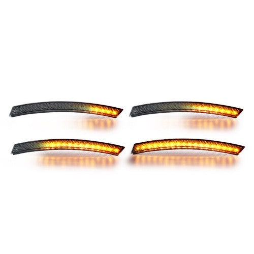 DURAFORCE For 2023 2024 Honda CRV LED Side Marker Light + Reflector Tail Lamp Smoked Lens