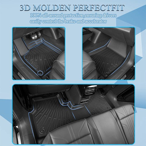 DURAFORCE Floor Mats Cargo Mat Backrest Mat Trunk Liner For 11-21 Jeep Grand Cherokee New