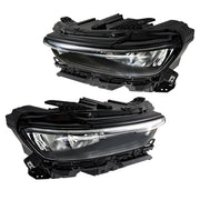DURAFORCE For Grand Cherokee 2021-2024 (w/o Animation & Leveling) Pair Headlamps LED Black