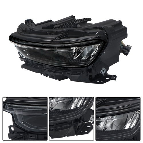 DURAFORCE Left w/Animation w/o Leveling Headlight LED DRL For 21-22 Jeep Grand Cherokee