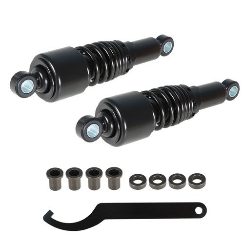 DURAFORCE Pair 10.5'' 267mm Black Rear Shocks Fit For Sportster 883 1200