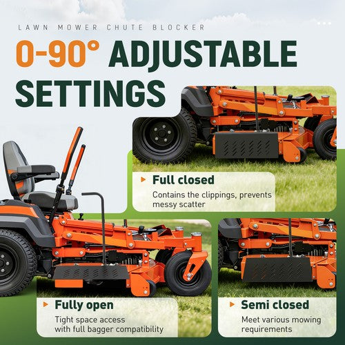 DURAFORCE Steel Chute Blocker ACS6000US For CUB CADET,HUSTLER,ARIENS Mower 44" 48" 72"