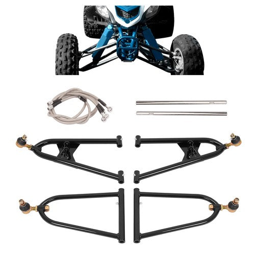 Steel Powder Coated A Arms With Brake Lines For Yamaha Raptor 600R YFM660R 01 05
