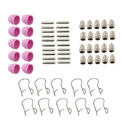 DURAFORCE 60pcs Plasma Cutter Torch Consumables Kit for SG-55, AG-60, WSD-60 CUT50 60Amp