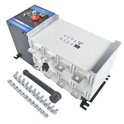 DURAFORCE Industrial Automatic Transfer Switch 4P 400A 110V or 220V Plastic Copper Steel