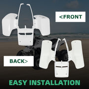 DURAFORCE For 1987-2006 Yamaha Banshee YFZ 350 Front Fender Plastic kits WHITE