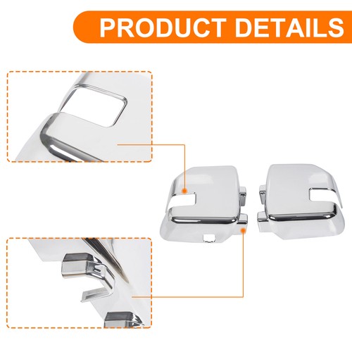 Full Chrome Mirror Handle Cover for Ford F250 F350 450 550 Super Duty 2017-2022