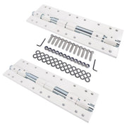 DURAFORCE 2x 55721 Swing Away Bracket White Alloy Steel Powder-Coated for Electric Jacks