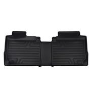 DURAFORCE Front and Second Row Trunk Floor Mats Liners Black for Chevy Equinox GMC Terrain