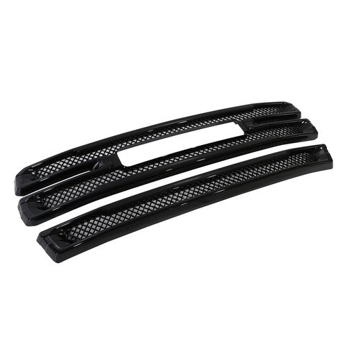 DURAFORCE Grille Covers Grill Overlay Gloss Black for 2019-2022 for GMC Sierra 1500 SLT AT4