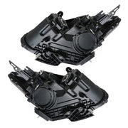 DURAFORCE Headlight For Nissan Rogue 2008-2013 Halogen Housing Black Driver+Passenger Side