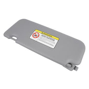 DURAFORCE Right Passenger Side Gray Sun Visor for Hyundai Accent 1E 1.6L L4 Gas 852201R000