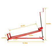 DURAFORCE 880 Lbs Ride on Lawn Mower Lift Jack for Garden Mowers & Tractors