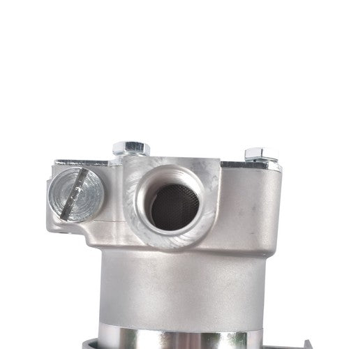 DURAFORCE Universal High Volume Ford Chevy Mopar Electric Fuel Pump 97GPH Chrome F53001C