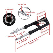 DURAFORCE New Complete Front Forks Shock Suspension For Honda CRF50F XR50 2004-2014 Black