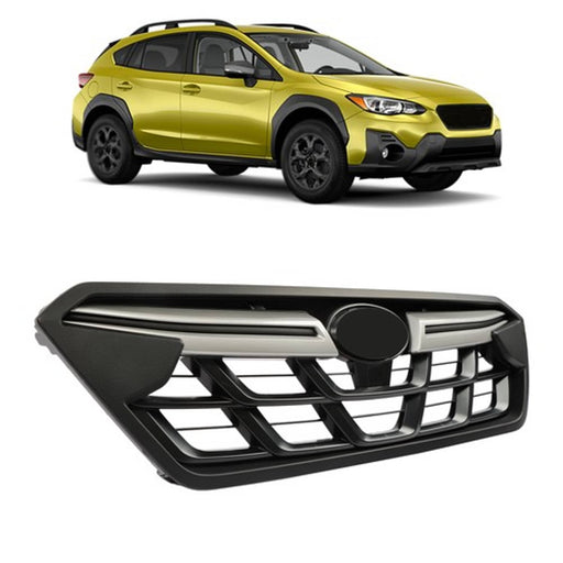 DURAFORCE Compatible For SUBARU Crosstrek 2021-2023 Plastic Front Bumper Upper Grille BLK