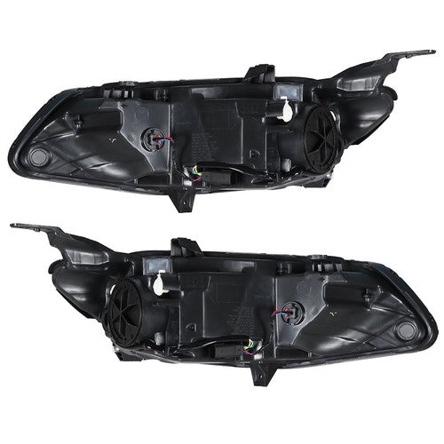 DURAFORCE Black For Chevy Malibu 2016 2017 2018 Headlight Assembly Halogen Left+Right Side