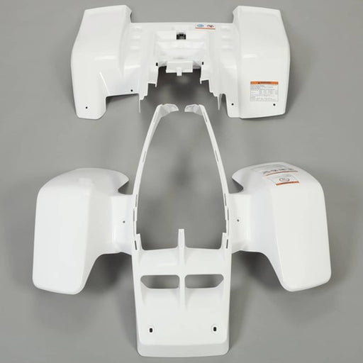 DURAFORCE One Set White Front & Rear Fender Plastic Body For Yamaha Banshee 350 1987-2006