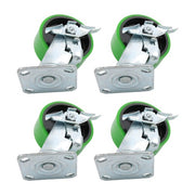 DURAFORCE 4 wheels 5 Inch Caster Wheels Heavy Duty,Capacity 4000LB