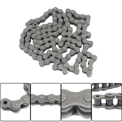 DURAFORCE #80H Heavy Duty Roller Chain × 10 Feet With 1 Connector US