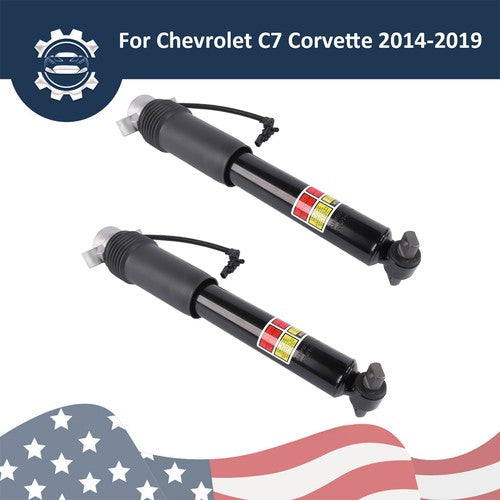 DURAFORCE 2x Front Shock Absorber Struts w/Electric 84235048 For Chevy Corvette 14-19 6.2L