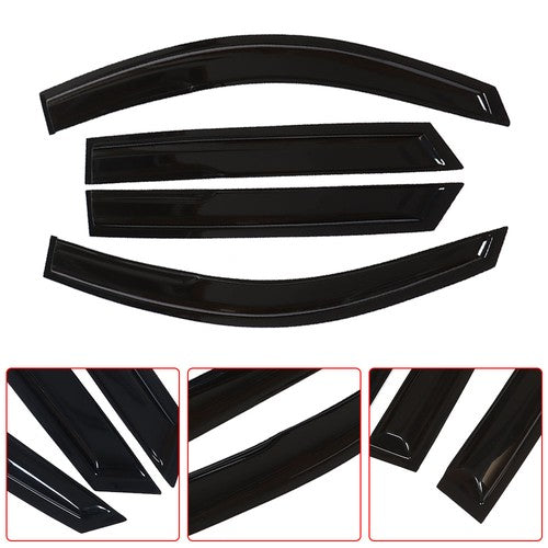 DURAFORCE For Hyundai Tucson Mugen Style 4x 2016-2021 Window Visors Sun Rain Guard Vent