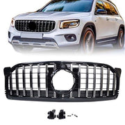 DURAFORCE For Mercedes X247 W247 GLB GLB250 2020-2023 Chrome GT Style Grill Front Grille