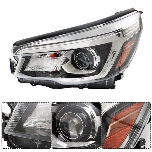 DURAFORCE For Subaru Forester 2019 2020 LH+RH Headlights Replacement Halogen LED w/o AFS