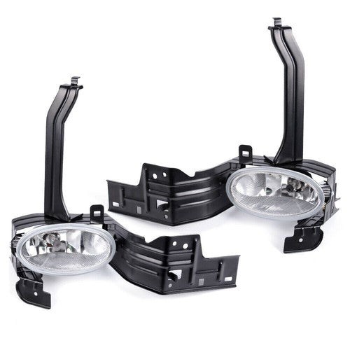 DURAFORCE Front Bumper Fog Lights Lamps Pair for 2008-2011 for Honda Accord Sedan Coupe