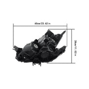 DURAFORCE For Nissan Maxima 2009-2014 Chrome Halogen RH+LH Headlights Assembly Projector
