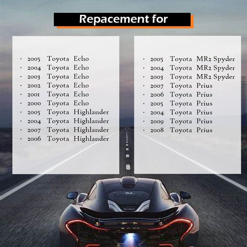 DURAFORCE Clear Lens Front Bumper Driving Fog Lights w/Bulbs For Toyota Prius Echo