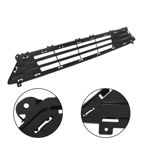 DURAFORCE Front Upper + Lower Grill w/ Fog Lights + Chrome Trim For Ford Fusion 2019-2020