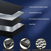 DURAFORCE Grip Step 7"x54" Black Rear Step for Ram ProMaster Ford Transit Sprinter 415254