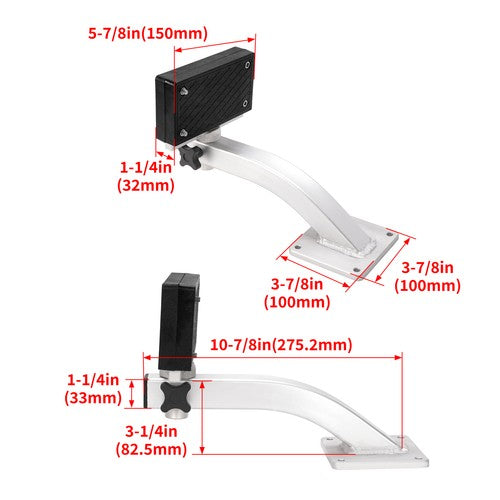 Boat Trolling Motor Mount Motor Bracket With Hardware Oxidation Painted Universal