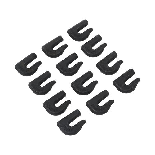 DURAFORCE 12 Pack 3/8" Weld On Grab Hook 6600lbs Heavy Duty G70 Forged Grab Chain Hooks